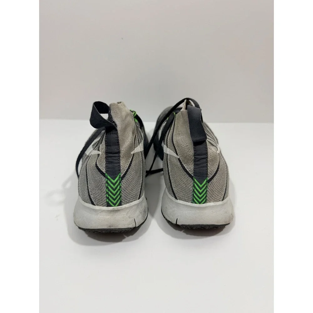 Nike Free Train Virtue Mens 11 Grey Black Green Good 833275-110 Flywire Running